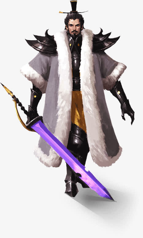 诸葛亮立绘游戏人物免抠