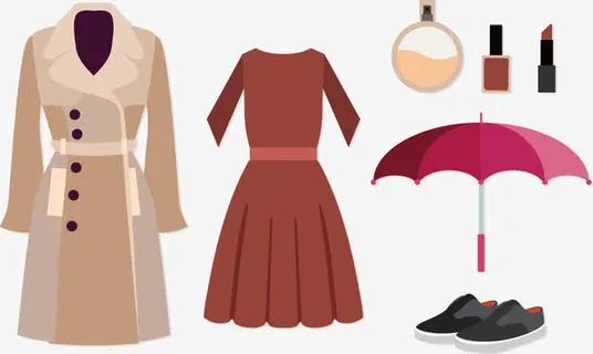 矢量手绘秋季穿衣搭配免抠 矢量手绘秋季穿衣搭配免抠