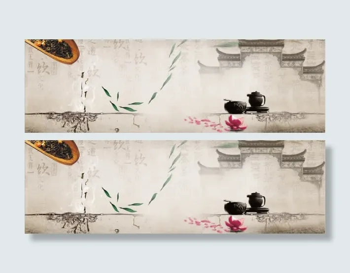 茶叶中国风茶叶背景banner