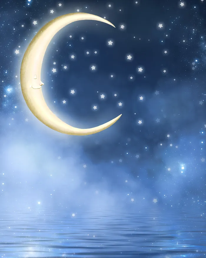 星空月亮背景高清