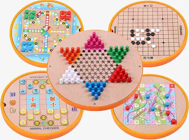 儿童棋牌益智玩具免抠