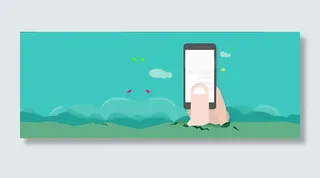 数码科技微信手机详情页海报背景高清