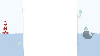 蓝色卡通海面固定背景