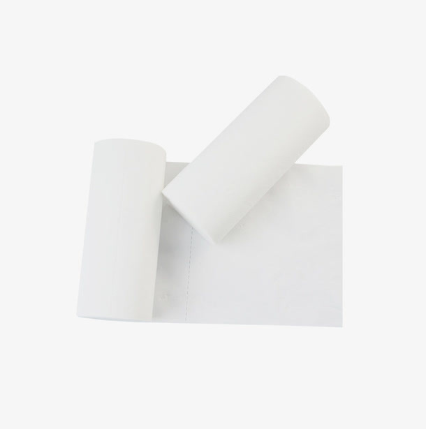 一堆餐巾卷纸免抠