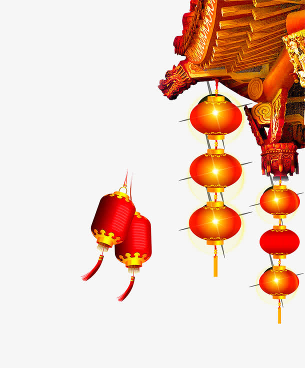 节日红灯笼免抠