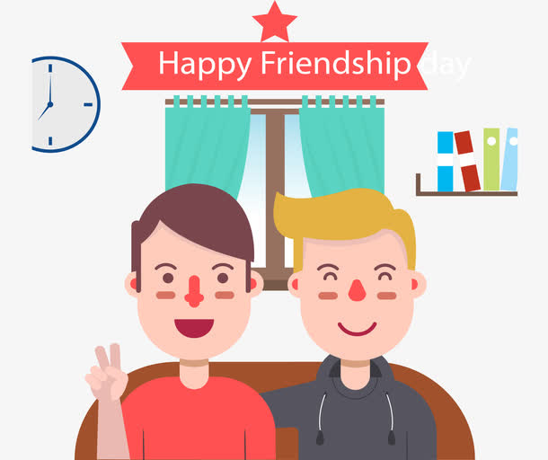 和好朋友的合照免抠