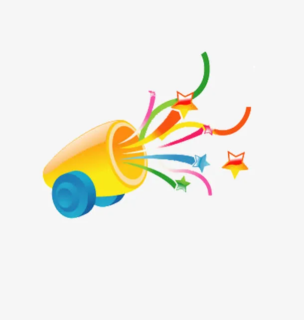 大炮星星礼花免抠