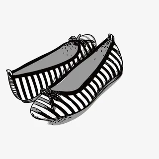 女士帆布鞋免抠