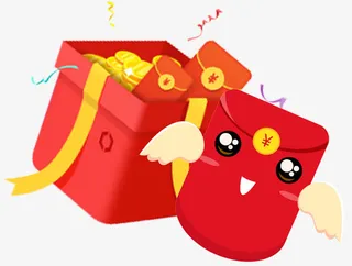 红包UI装饰素材免抠