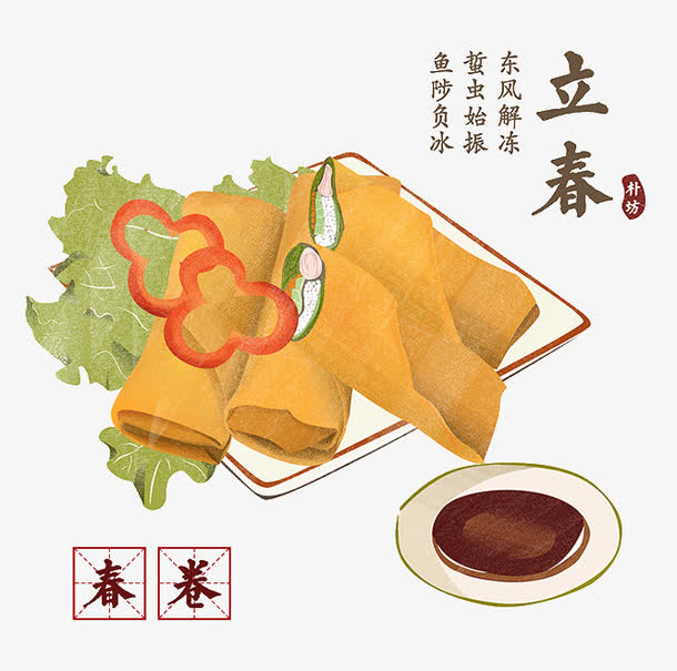 立春吃春卷免抠
