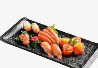 寿司 三文鱼卷 三文鱼刺身免抠