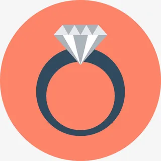 钻石戒指图标免抠