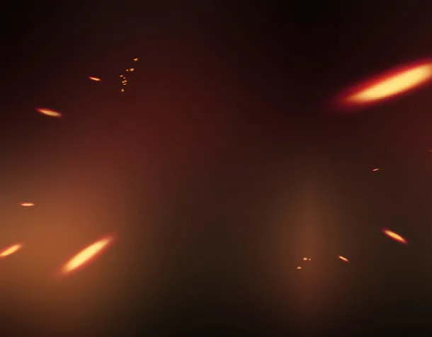 黑红色发光光效海报免抠