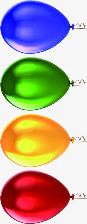 平行手绘气球招聘免抠