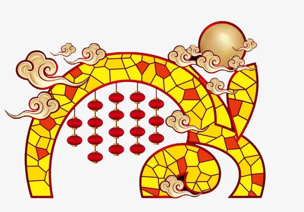 拱门元素免抠