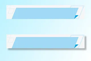 页眉页脚免抠标签元素