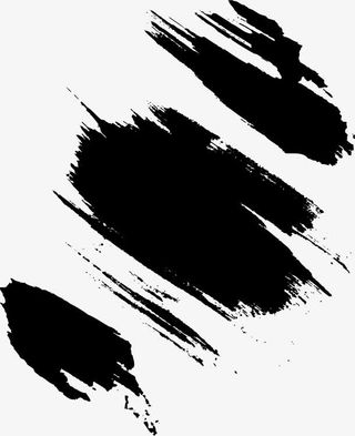 墨迹中国风水墨免抠