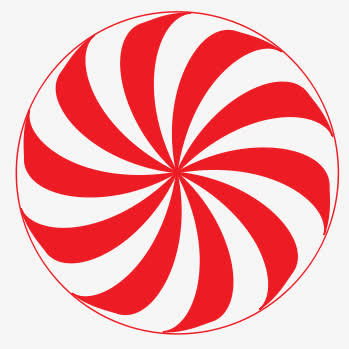 螺旋花纹糖果免抠