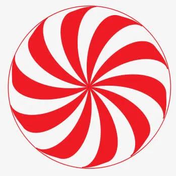 螺旋花纹糖果免抠