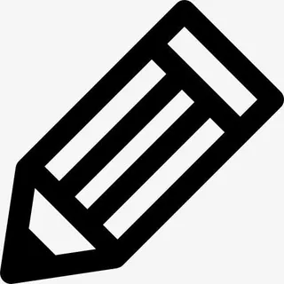 铅笔条纹图标免抠