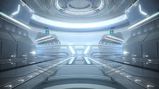 未来科技办公场所免抠