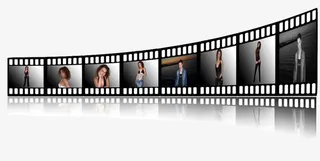 一串电影胶卷免抠