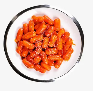 红油辣炒年糕免抠