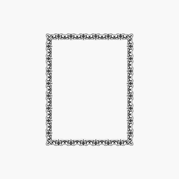 简约装饰边框免抠