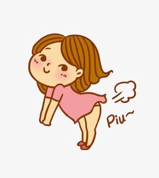 放屁的小女孩免抠