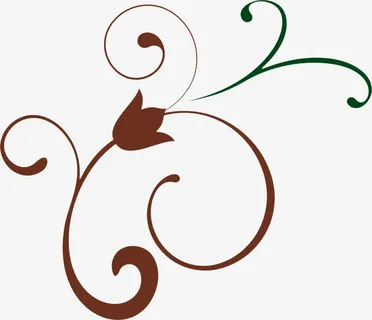 角花花纹底纹素材免抠