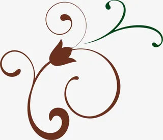 角花花纹底纹素材免抠