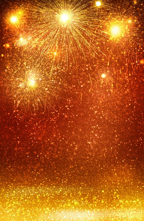 新年烟火免抠