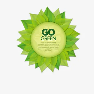 绿色的太阳免抠