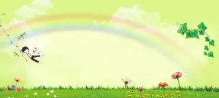 淘宝春季可爱海报免抠