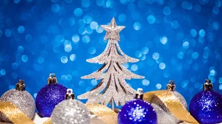 圣诞树星星闪耀高清