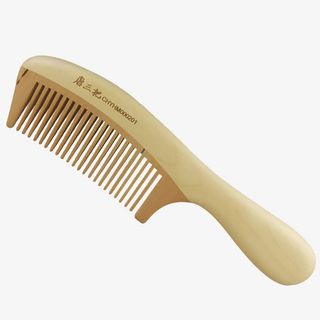 天然水黄杨木梳子免抠