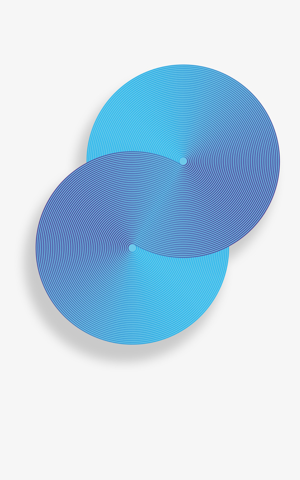 八字旋转扭曲清新光盘背景免抠