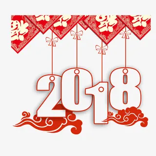 红色边框挂件免抠