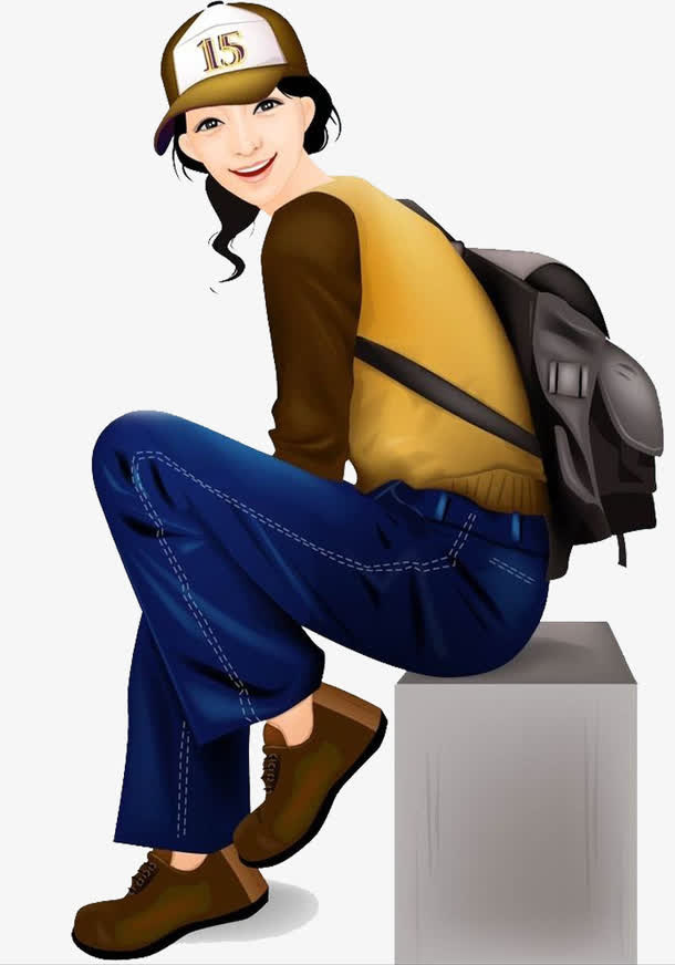 背包去旅行免抠