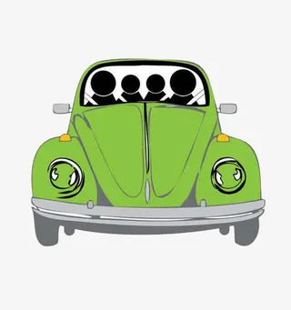 车子装满了人免抠