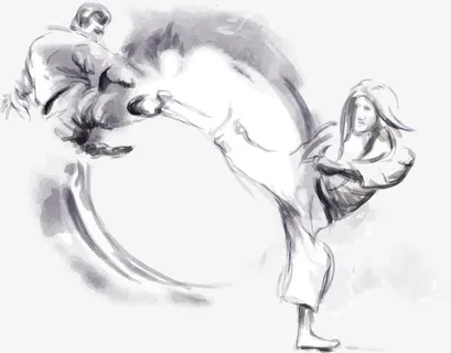 矢量中国功夫免抠