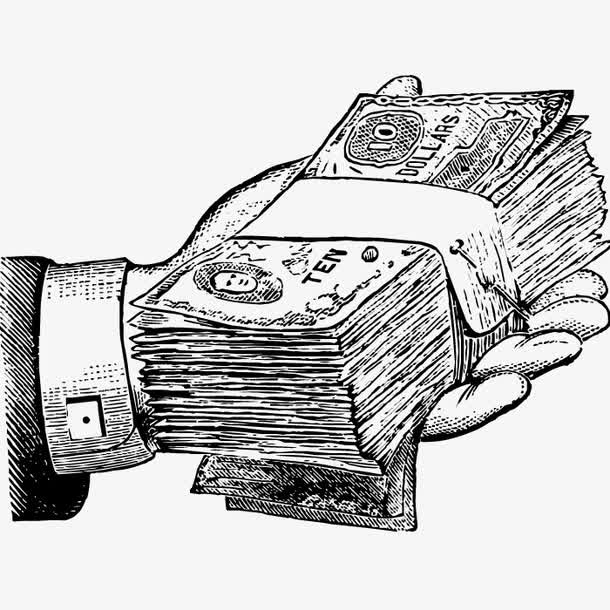 交易钱币手势免抠