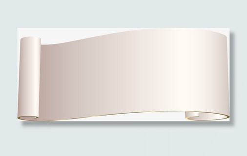 白色矢量标签免抠