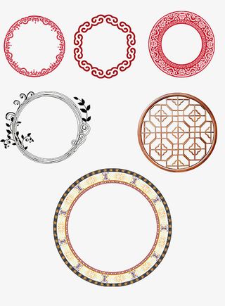 中国古风样式边窗免抠