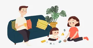 卡通家庭和睦免抠