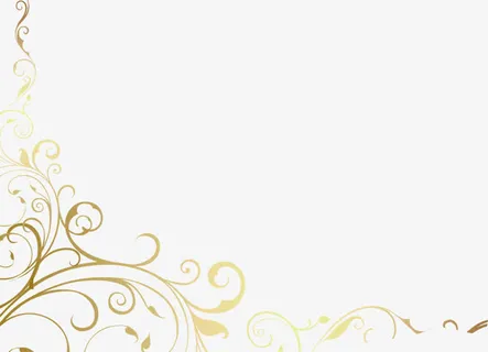 欧式花纹婚礼请柬素材下载免抠