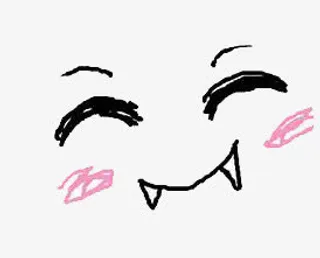 笑脸手绘画免抠