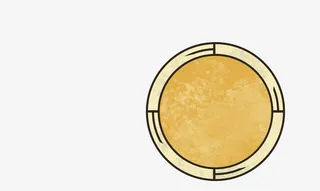 手绘过擦插画鼓面免抠