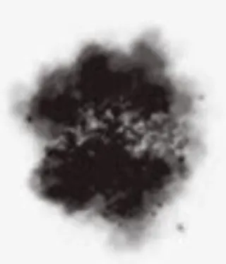 黑色烟雾毒气免抠