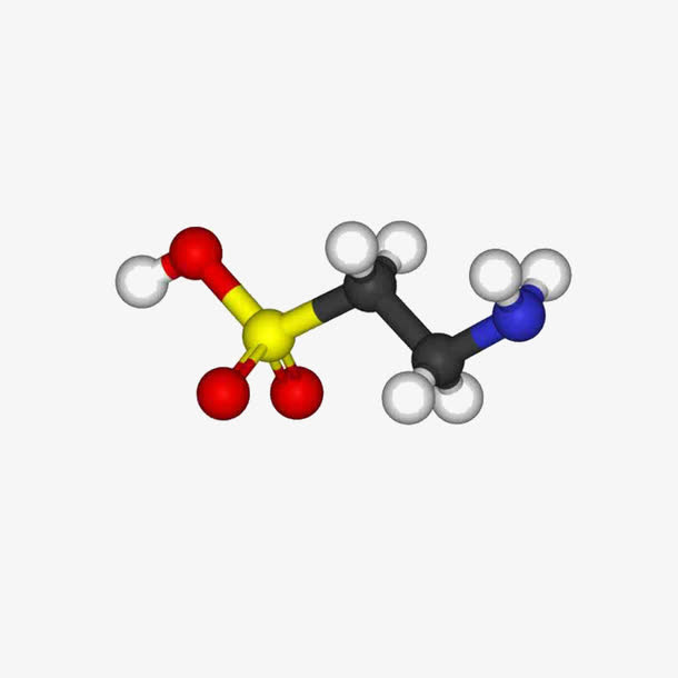 牛磺酸分子结构免抠